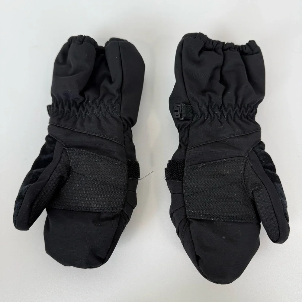 The North Face Toddler Mittens Size 3T Black Ski Snow Winter